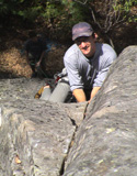 Owen leading "Pancake Flake" 30m grade 18