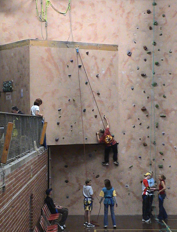 Indoor Rock Climbing. indoor climbing gym.