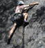 Adrian leading at Bullengarook Slate Quarry.