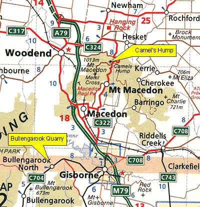 Camels Hump Map