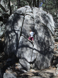 Kent on Rover, Dog Rocks (Click To Enlarge)