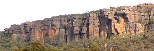 Bundaleer as seen from Mt Rosea.