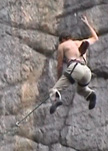 Neil takes a whipper. (Ripped from video).