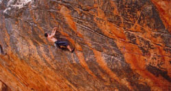 Julian Saunders on his hard traverse - "Shattering Reflections on Narcissm" (30)