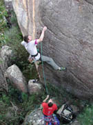 Adam Demmert attempts the FFA of Pentridge Smack Delivery (24).