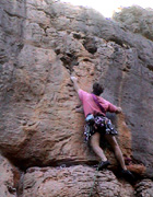 Michael leading Overkill, grade 17, Back Wall.