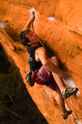 Jake Bresnehan on the very tough link-up of Tyranny into Lifestyling (31), Spurt Wall, Grampians.