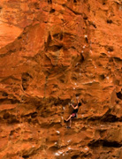 Jake Bresnehan on the very tough link-up of Tyranny into Lifestyling (31), Spurt Wall, Grampians.