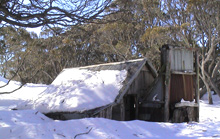 Wallace Hut, oldest hut on the Victorian high plains.