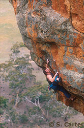 Dave Jones, Leaps (30), The Bluffs, Mount Arapiles, Victoria, Australia.