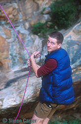 Julian Saunders at the Gallery, Grampians. Photo By Simon Carter.