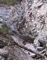 Simon and his wife Kathy (leading) on a Canadian Rockies 11a (22)