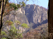 The gorge from below