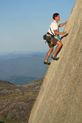 Trust the feet.... Jono soaks in the last sun on Peroxide Blonde (20), The Horn