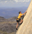 Owen leading Peroxide Blonde (20), The Horn, Mt Buffalo.