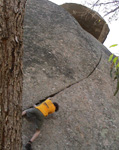 Unclimbed Angled Finger Crack