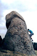 Geoff Breach. Brevity boulders. Scott Appleby took the shot.