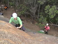 Ben leading "Washing The Defectives", grade 17 at Urinal Wall.