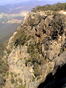 The Gorge below the hang gliders ramp.