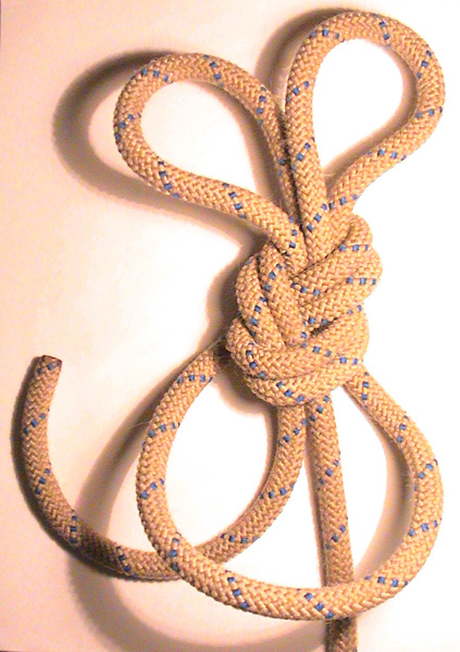 How to Tie a Double Figure 8 Loop Knot (Bunny Ears, Super 8)